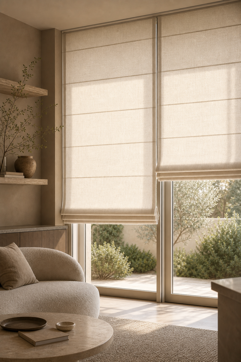Roman blinds
