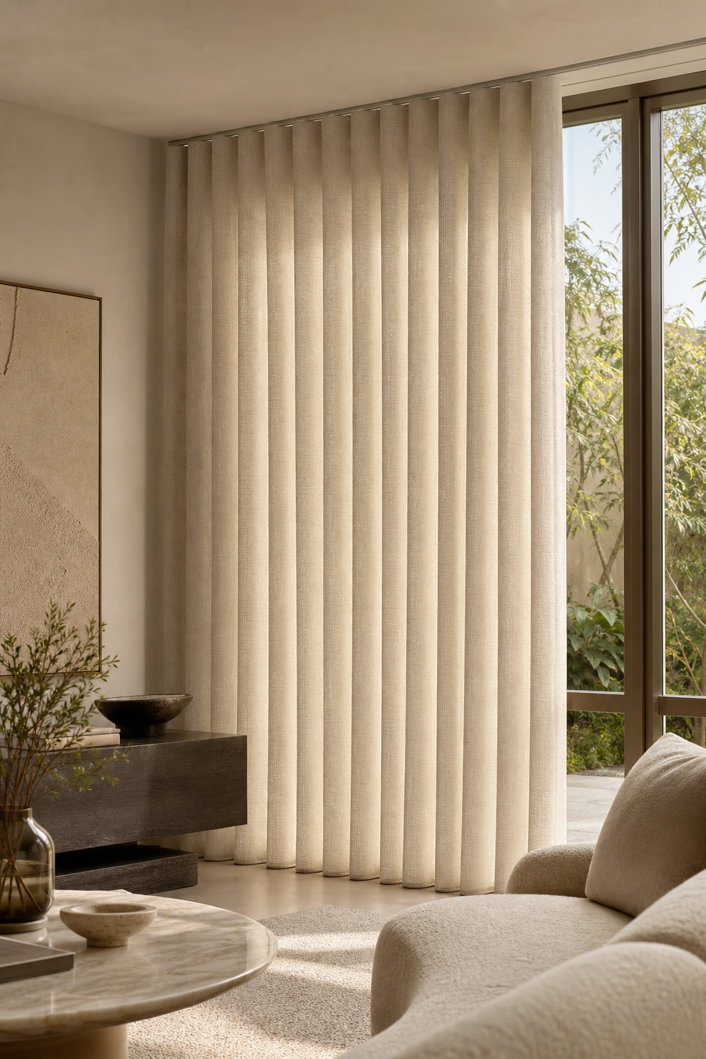 Wave track curtains